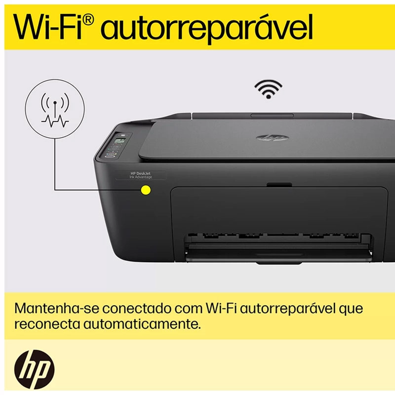 Impressora multifuncional Deskjet Ink Advantage 2874 (6W7G2A) - HP