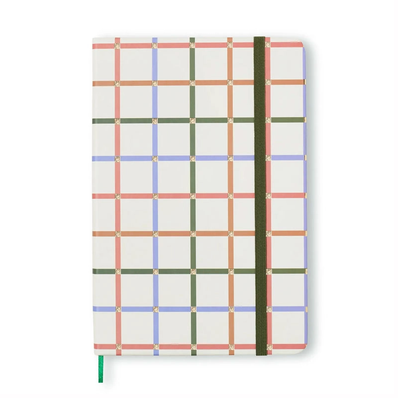 Caderneta capa dura 1/8 Trama Teia sem pauta 160 folhas - Cicero