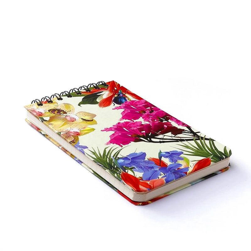 Bloco wire-o espiral pautado com 80 folhas Jóia Natural Insecta Dia - Cicero