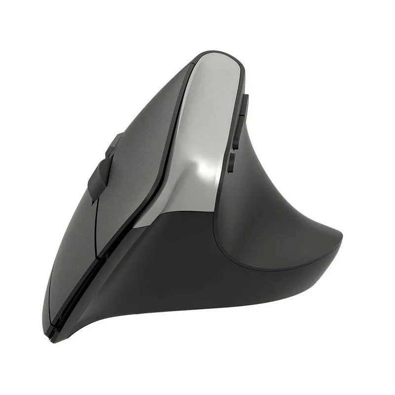 Mouse sem fio vertical 2.4GHz 1600 dpi Preto MO384 - Multilaser