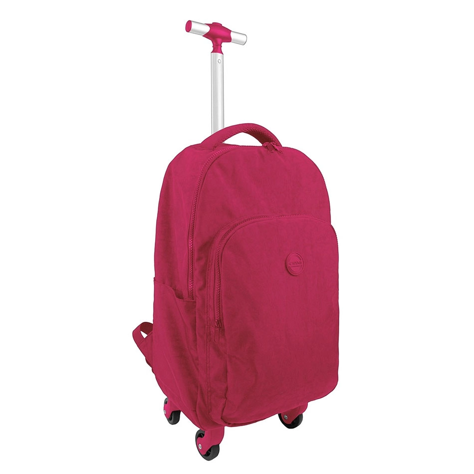 Mochila escolar grande com roda - 351539 - Académie Cereja - Tilibra