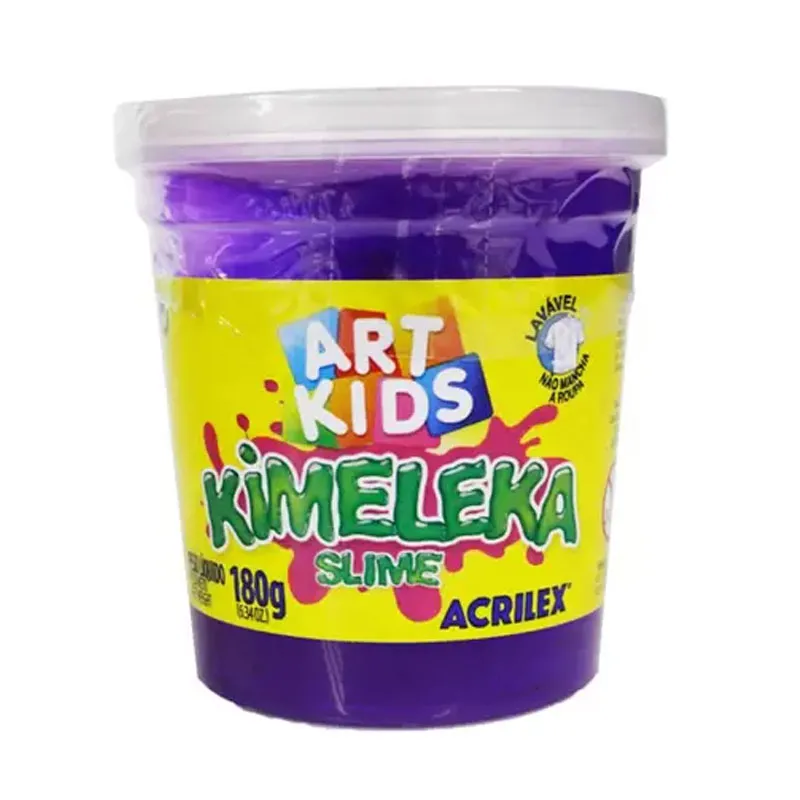 Kimeleka Slime Art Kids 180g Violeta 516 - Acrilex