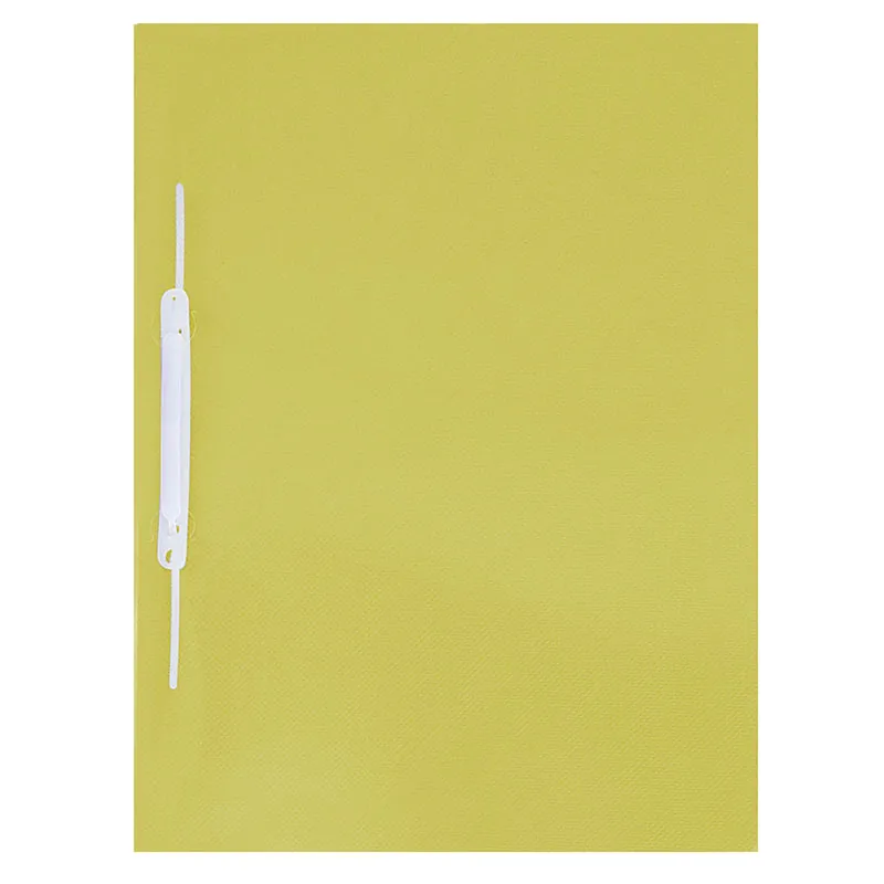 Pasta com grampo trilho ofício plástica Amarela 1039AM ACP