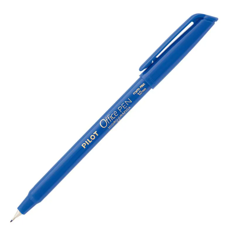 Caneta hidrográfica Office Pen 1.0 azul - Pilot