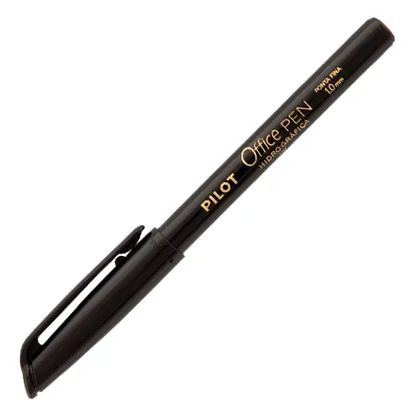Caneta hidrográfica Office Pen 1.0 preta - Pilot