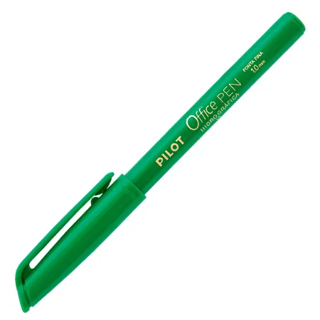 Caneta hidrográfica Office Pen 1.0 verde - Pilot