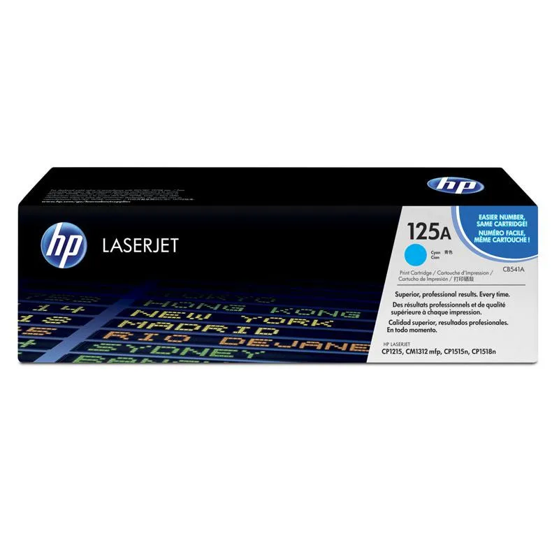 Toner HP 125A Original CB541AB Ciano p/ Laserjet CP1515n, CM1312, CM1312nfi