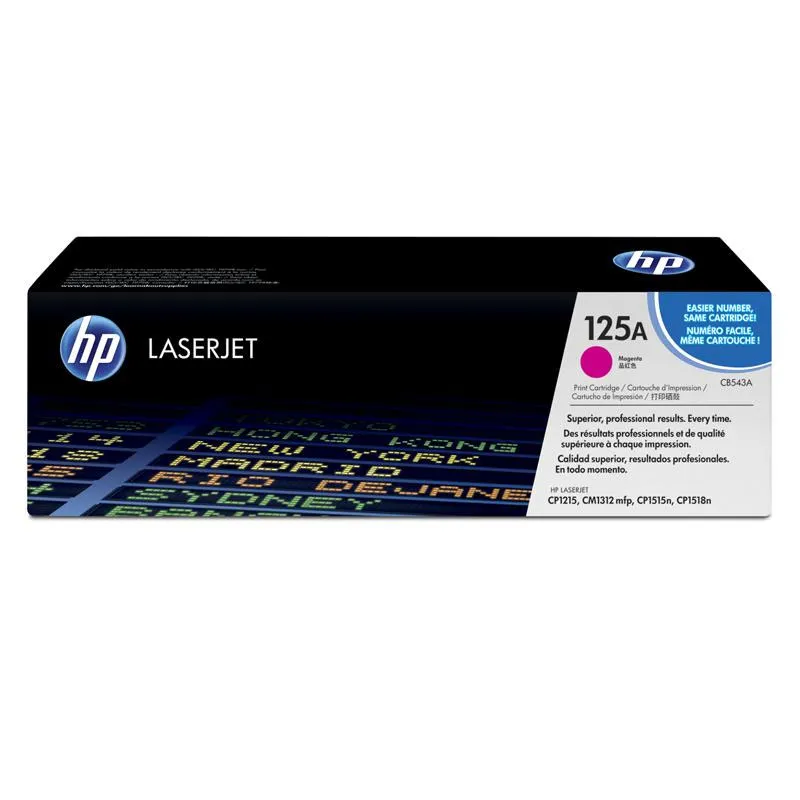 Toner HP 125A Original CB543AB Magenta p/ Laserjet CP1515n, CM1312, CM1312nfi