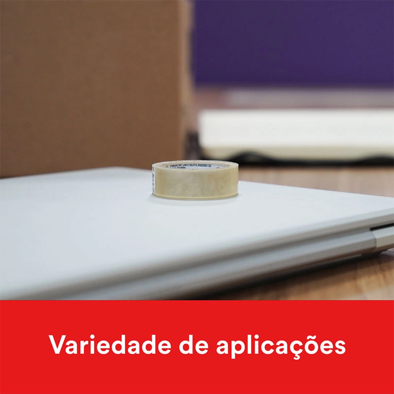 Fita adesiva durex transparente 12mmx50m - 3M