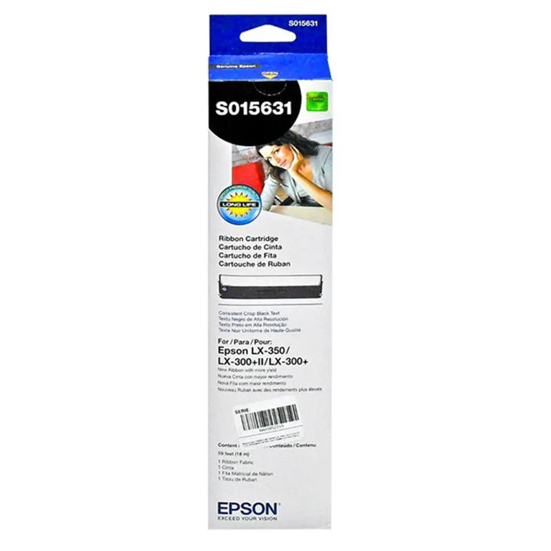 Fita nylon p/impressora matricial LX300/ 350 S015631 - Epson