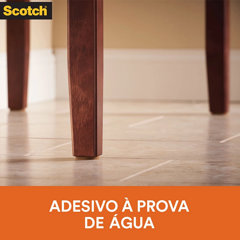 Protetor antideslizante Scotch quadrado preto Médio 12 unidades - 3M