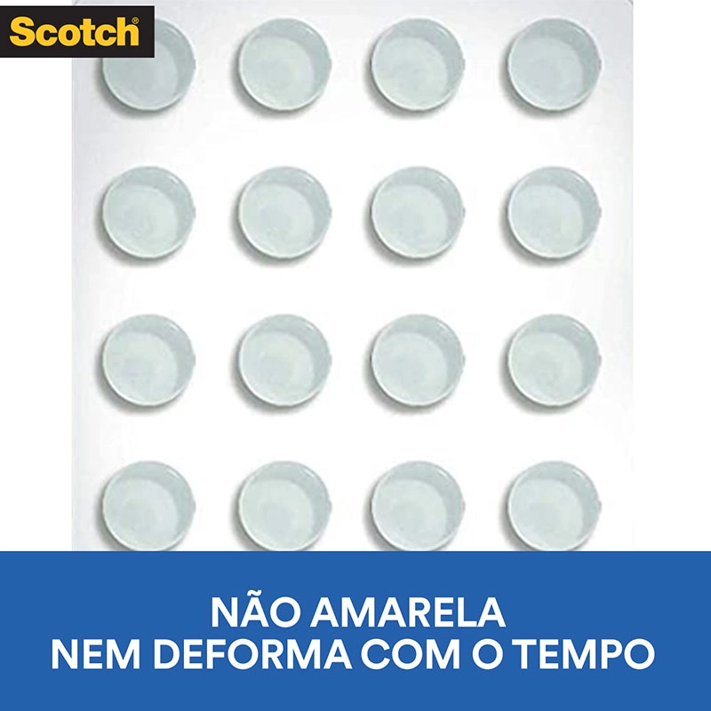 Protetor anti-Impacto Scotch transparente Pequeno 20 unidades - 3M