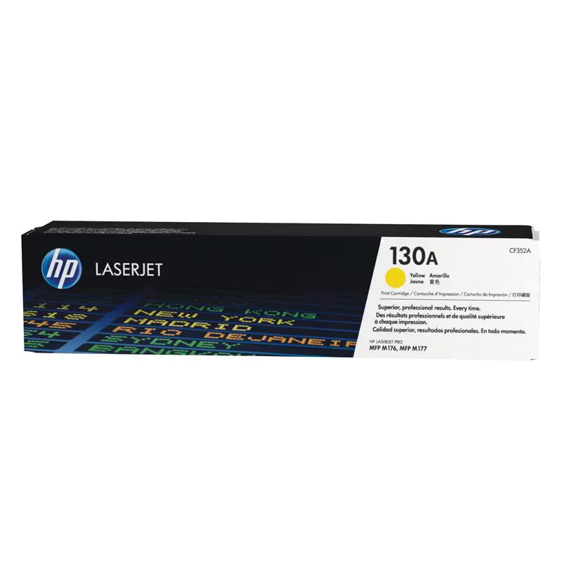 Toner HP 130A Original CF352AB Amarelo p/ Laserjet M176n, M177fw