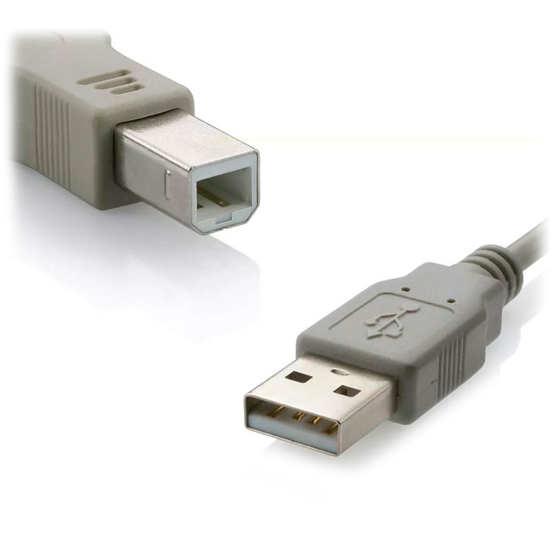 Cabo USB 2.0 tipo A X tipo B para impressora 1,8M WI027 - Multi