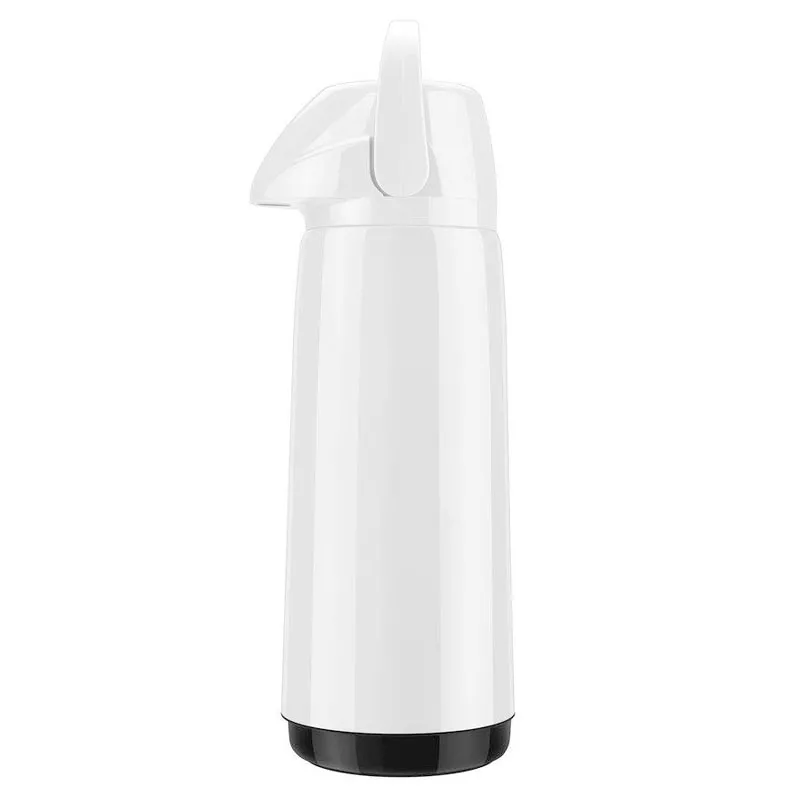 Garrafa térmica de pressão Air Slim polipropileno 1,8L Branca - Invicta