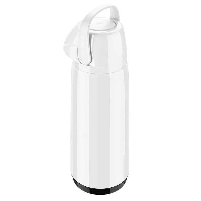 Garrafa térmica de pressão Air Slim polipropileno 1,8L Branca - Invicta