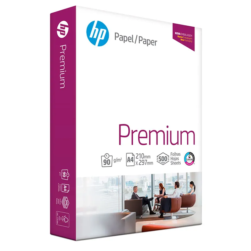 Papel sulfite A4 90g 210x297 com 500 fls - HP