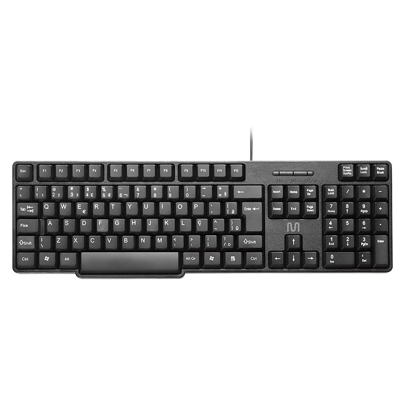 Teclado com fio USB Slim Preto - TC213 - Multi