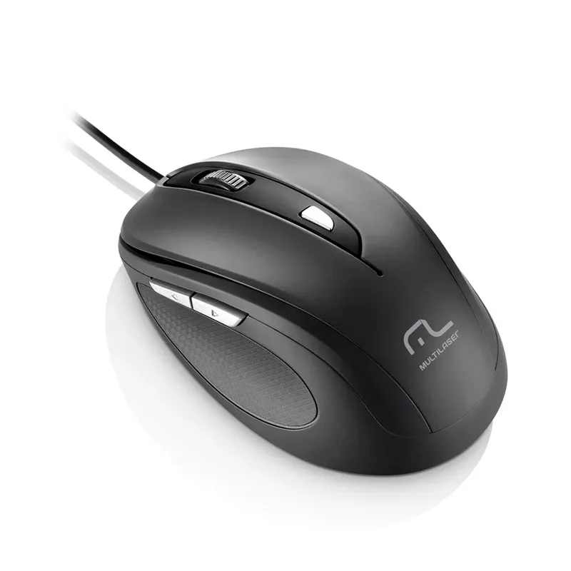 Mouse comfort 6 botões USB Preto - MO241 - Multi