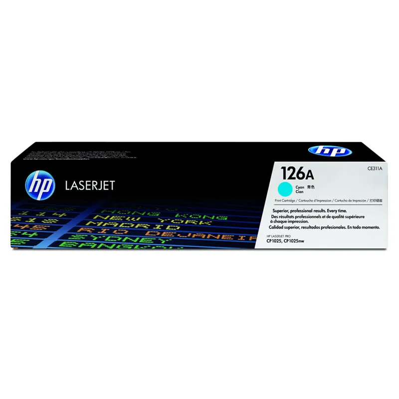 Toner HP 126A Original CE311A Ciano p/ Laserjet Pro M175a, M175nw, CP1025, M275