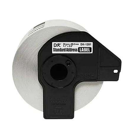 Etiqueta para impressora térmica rolo com 400 unidades DK1201 - Brother