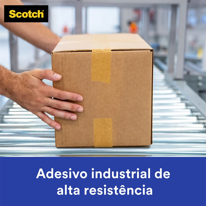 Fita adesiva kraft 48mmx50m - 3777 - 3M