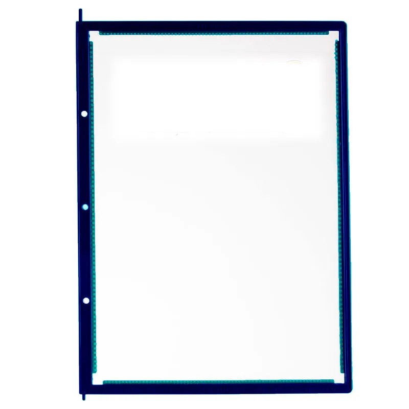 Pasta para expositor flexoline azul A4 - Controles Visuais