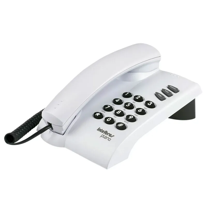 Telefone pleno com chave com fio Cinza Ártico - 4080058 - Intelbras