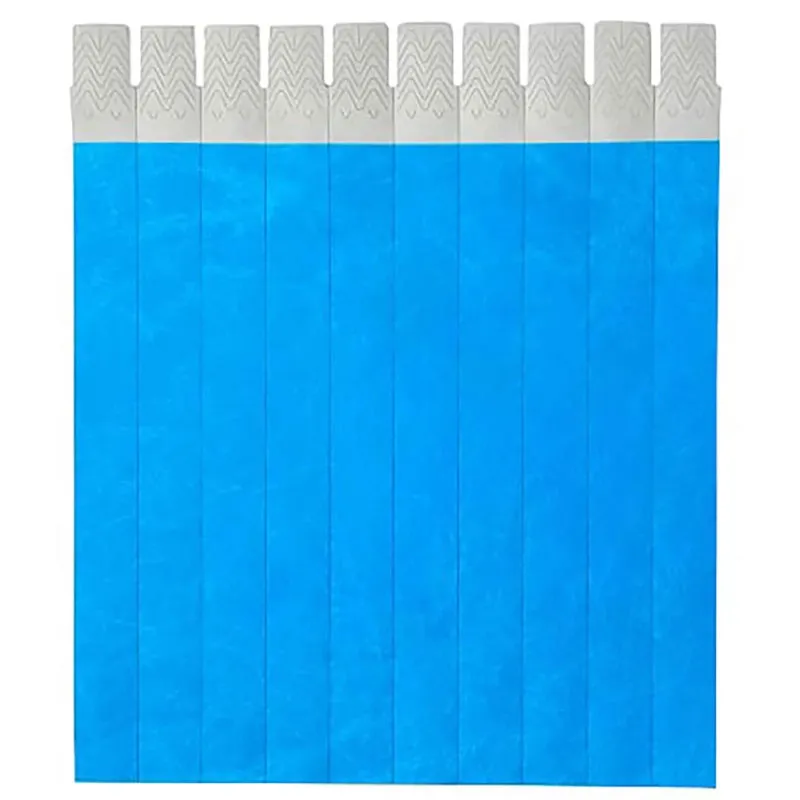 Pulseira de identificação tyvek Azul com 1000 unidades - Singularis