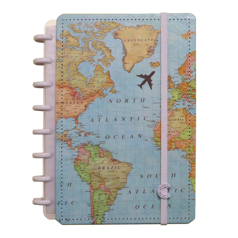 Caderno Inteligente A5 Mapa Mundi by Gocase - CIA52095
