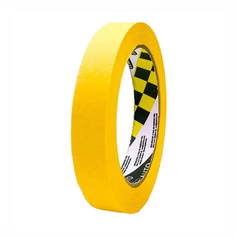 Fita crepe amarela automotiva 18mm X 40m 765 - Adelbras