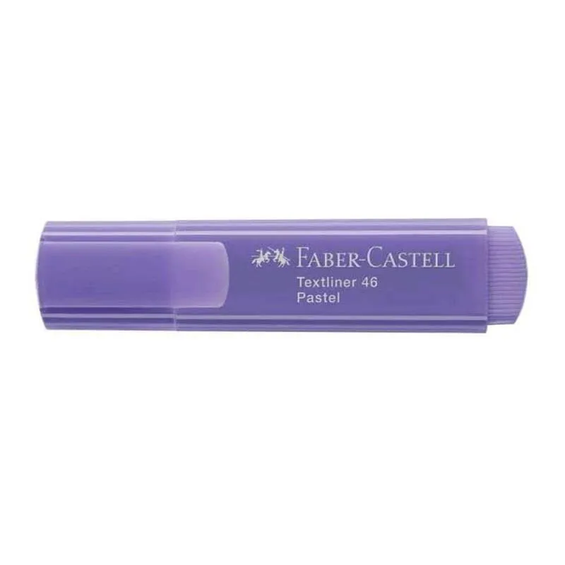 Pincel marca texto Textliner 46 Lilás pastel MT/1546LL Faber-Castell