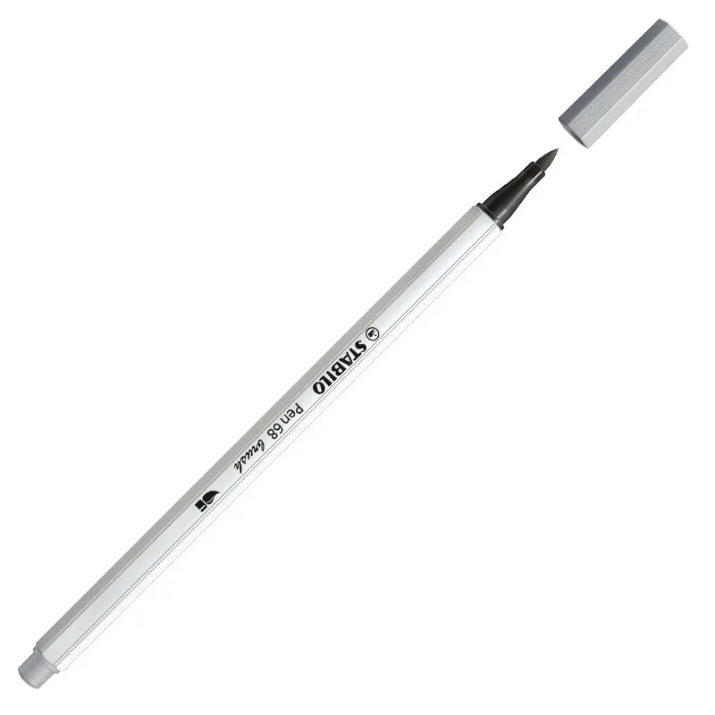 Caneta pincel Pen Brush Aquarelável 56895 Cinza Frio Stabilo