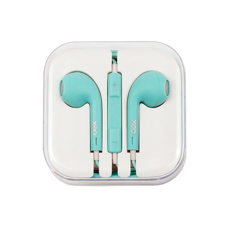 Fone de ouvido com microfone Colormood Candy Verde Pastel FN204/VP - Oex