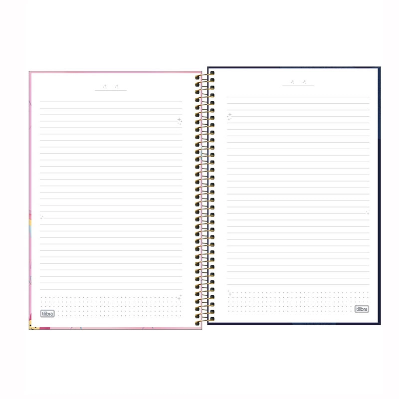 Caderno espiral capa dura universitário 10x1 160 folhas Capricho - Capa 3 - Tilibra
