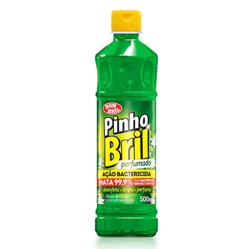 Desinfetante Pinho Bril flores de limão 500ml - Bombril