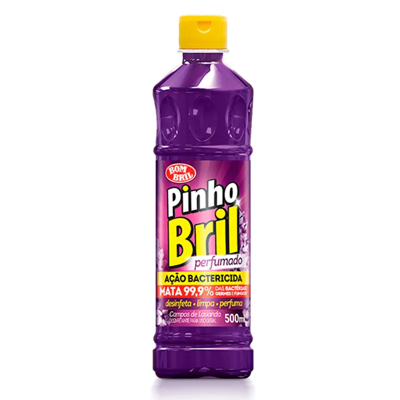 Desinfetante Pinho Bril campos de lavanda 500ml - Bombril