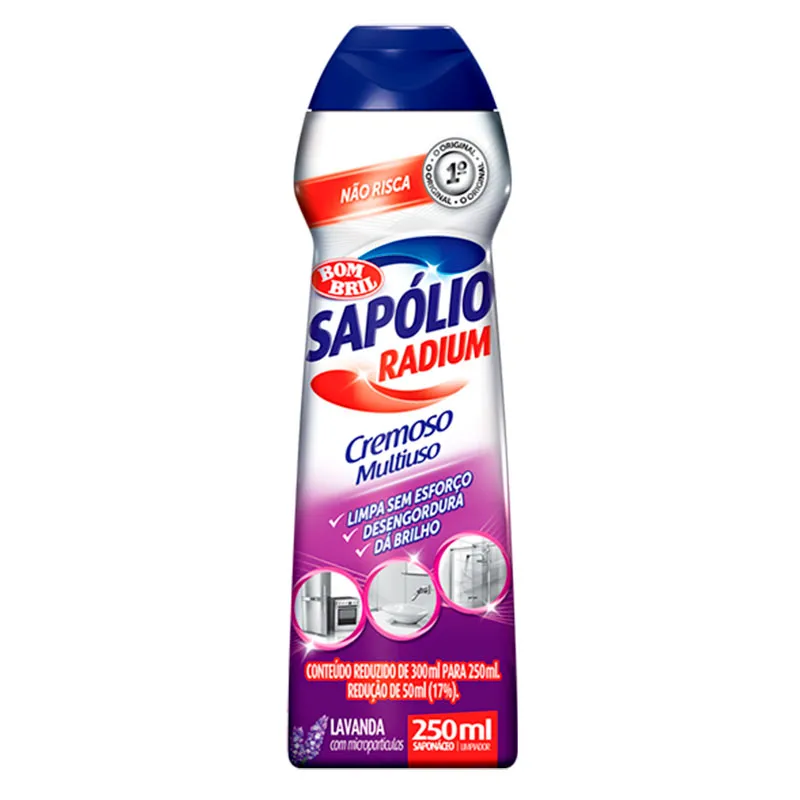 Sapólio Radium cremoso lavanda 250ml - Bombril