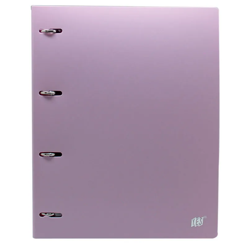 Fichário universitário 4 argolas Lilás Pastel R4EABC/LL Yes
