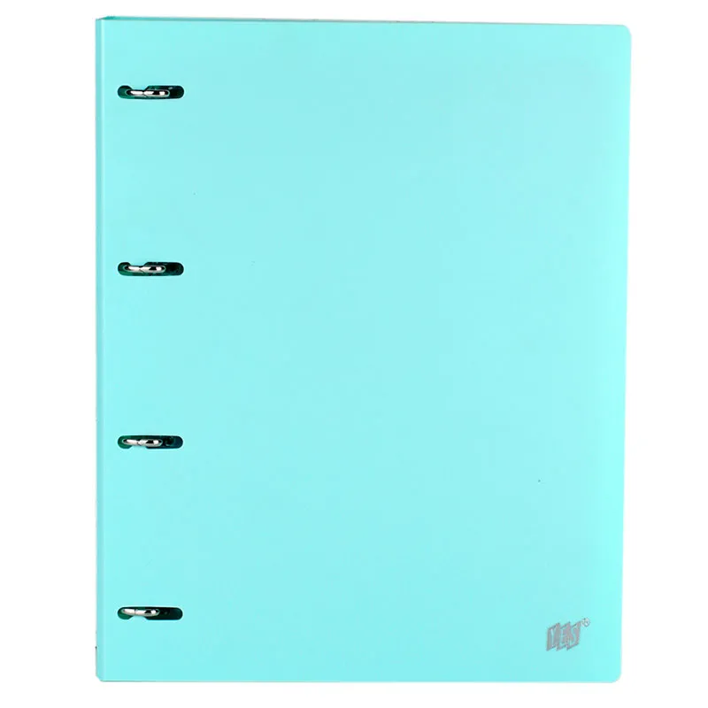 Fichário universitário 4 argolas Azul Pastel R4EABC/AZ Yes