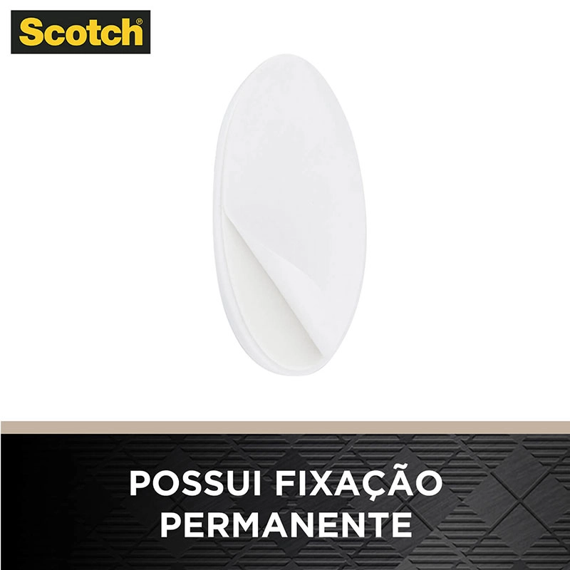 Gancho adesivo Scotch branco grande HB004683577 - 3M
