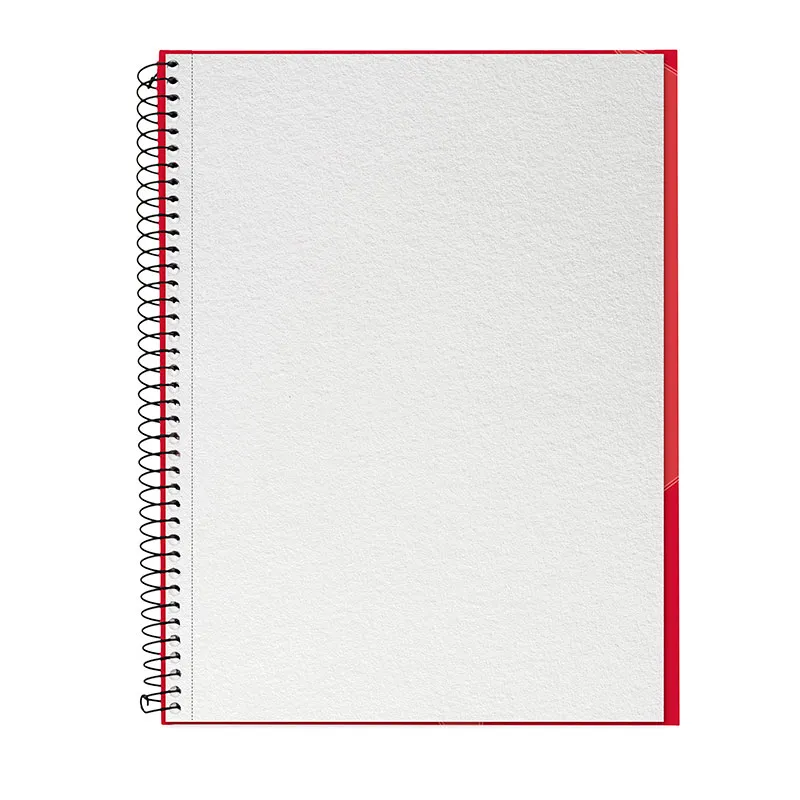Caderno universitário profissional Desenho sem pauta - 40 folhas - Vermelho - Canson