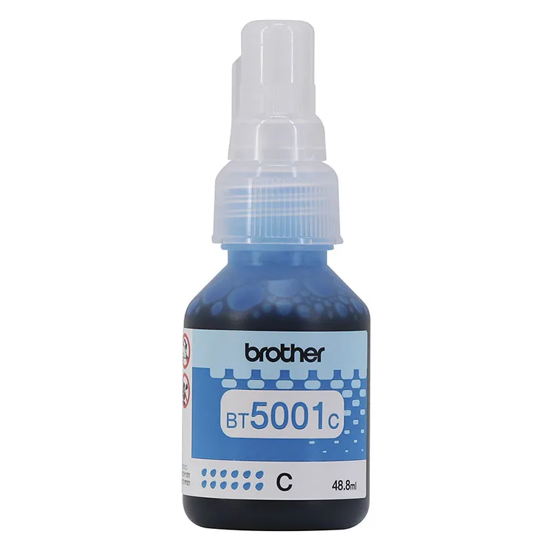 Garrafa de tinta original Brother para InkTank BT5001C Ciano 48,8ml