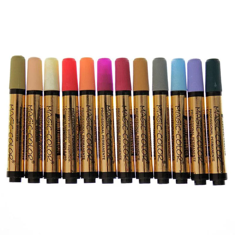 Caneta Magic Color com 12 cores - Linha Ouro - 642-0