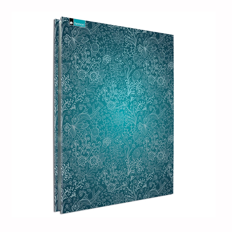 Pasta catálogo ofício 0185-4 tropical com 25 plásticos - Hemon