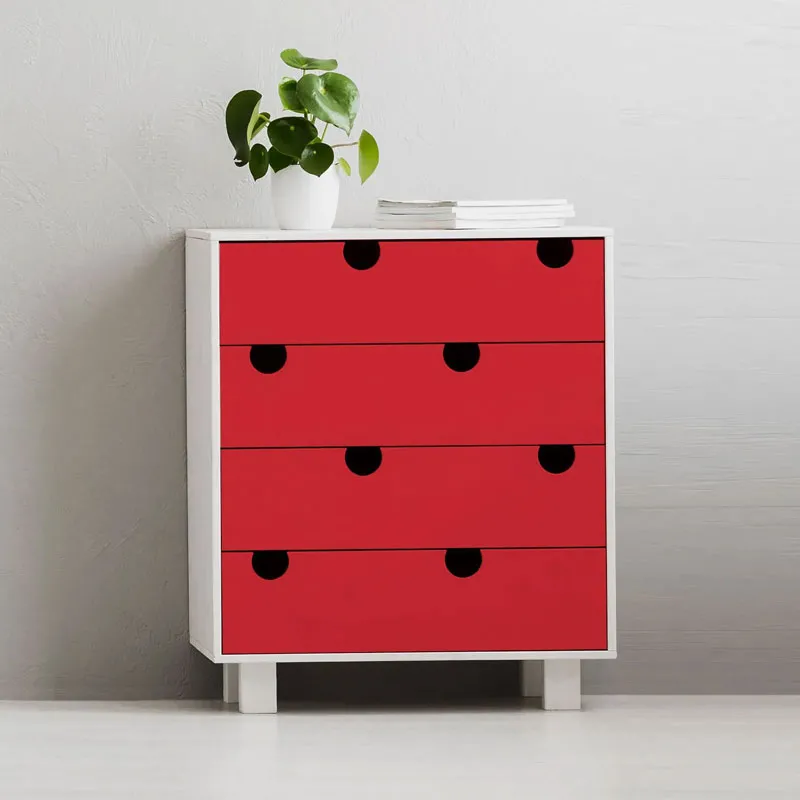 Adesivo Vermelho rolo com 10 metros - 6545C - Contact