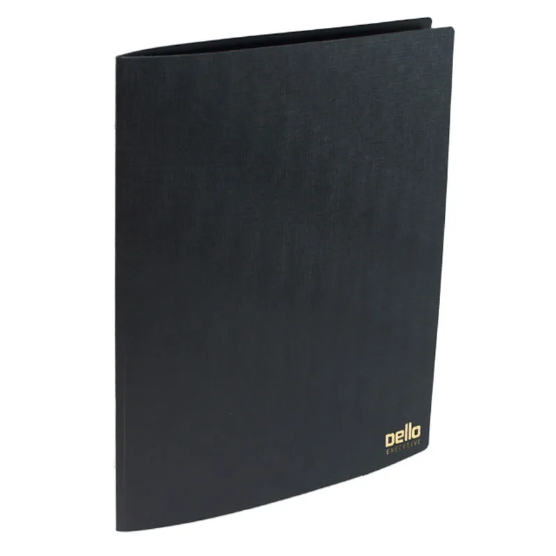 Pasta plástica com grampo ofício - Executive - preta - 0294.P - Dello