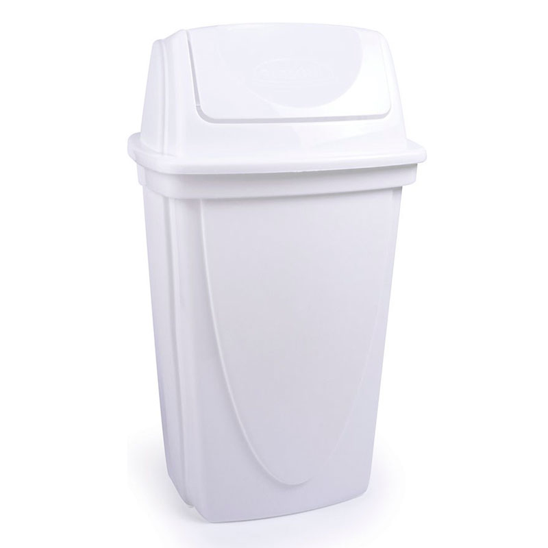 Cesto de lixo plástico Branca basculante - 4745 - 14 Litros - Plasútil