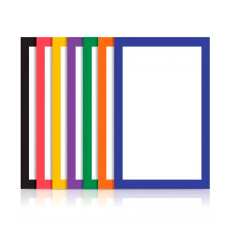 Bloco ecocores com moldura 110g 297x420mm 35 folhas 7 cores 010016 - Novaprint / Ridet