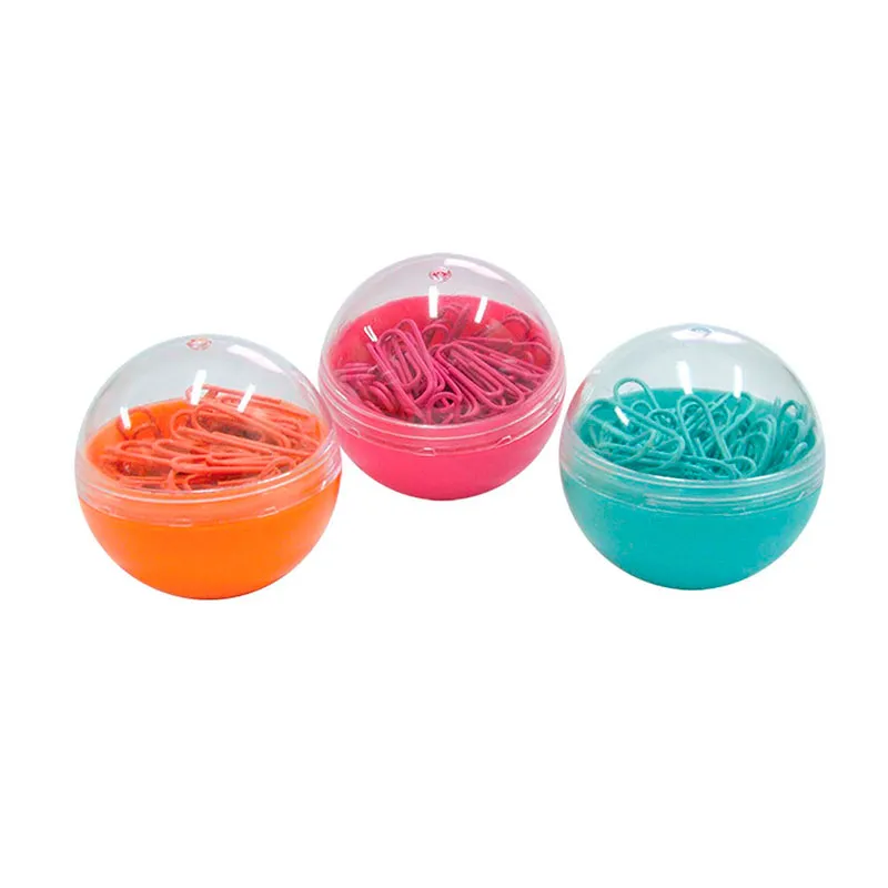 Clips colorido bolinha 28mm com 80 unidades 178306 - Tilibra